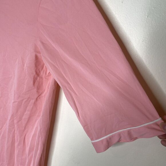Aristocraft Vintage *Flaws* Pink Nylon Pajama Top Size Small - Picture 8 of 13